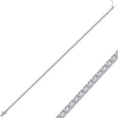 Tennisarmband mit 1.73 ct Diamanten in 585 oder 750 Weissgold