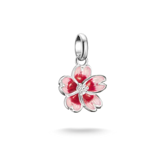 THOMAS SABO Charm-Anhänger Kirschblüte Connect Silber 