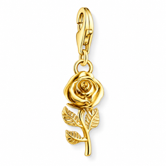 THOMAS SABO Charm-Anhänger Rose Vergoldet