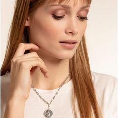 Thomas Sabo Damen Charm-Anhänger Herz mit Flammen - 1748-637-21