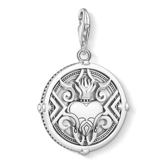 Thomas Sabo Damen Charm-Anhänger Herz mit Flammen - 1748-637-21