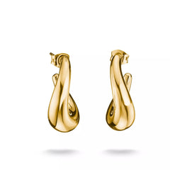 Thomas Sabo Creolen Organisch Geschwungen 18K Vergoldet