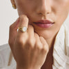 THOMAS SABO Fluid Elegance Haloring mit Perlmutt und weissem Zirkonia – TR2542-M01-14