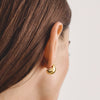THOMAS SABO Classic Ohrstecker in tropfenförmiger Chunky-Optik, vergoldet – H2359-M01-39