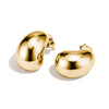 THOMAS SABO Classic Ohrstecker in tropfenförmiger Chunky-Optik, vergoldet – H2359-M01-39