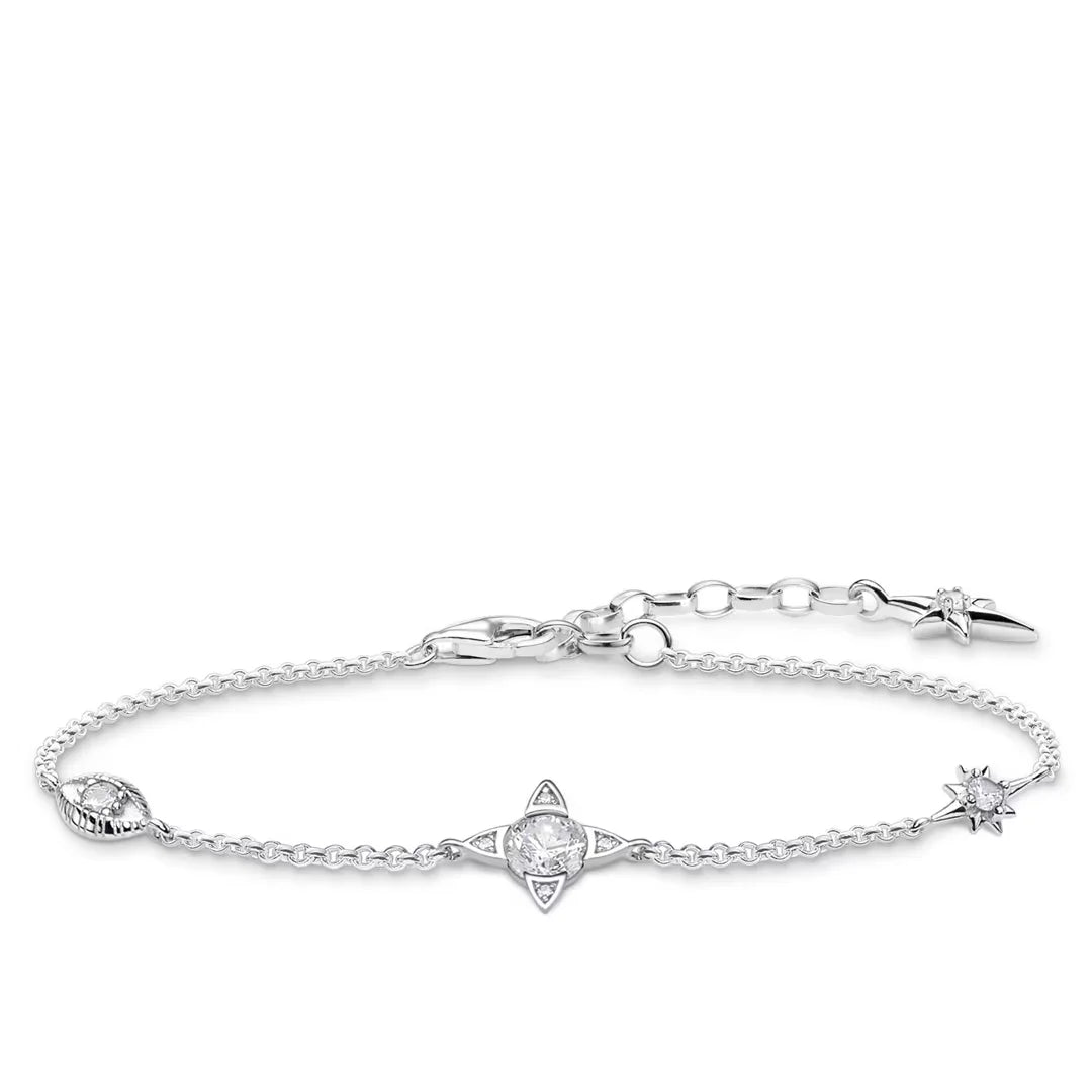 Thomas Sabo Sterling Silver Glam & Soul Armband Kleine Glücksbringer Silber