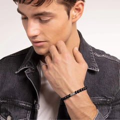 Thomas Sabo Unisex Armband Silber Obsidian in Schwarz - A1924-704-11-L17