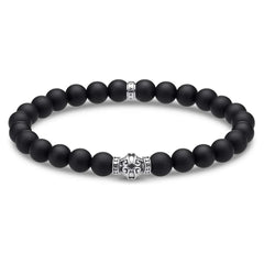 Thomas Sabo Unisex Armband Silber Obsidian in Schwarz - A1924-704-11-L17