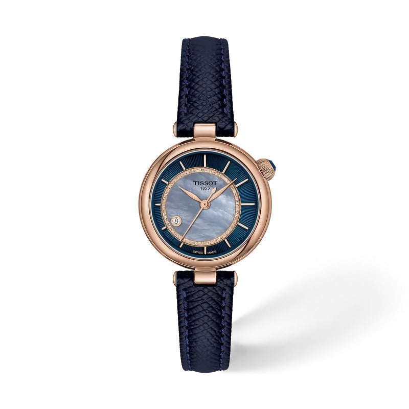 Tissot Désir Automatik Damenuhr 28 mm Blau Roségold – T152.207.36.131.00
