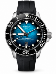 Tissot Seastar 2000 Professional Powermatic 80 46mm Kautschuk Blau