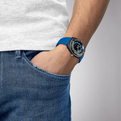 Montre Tissot Siderail S Powermatic 80 Gent pour homme - T145.407.97.057.01