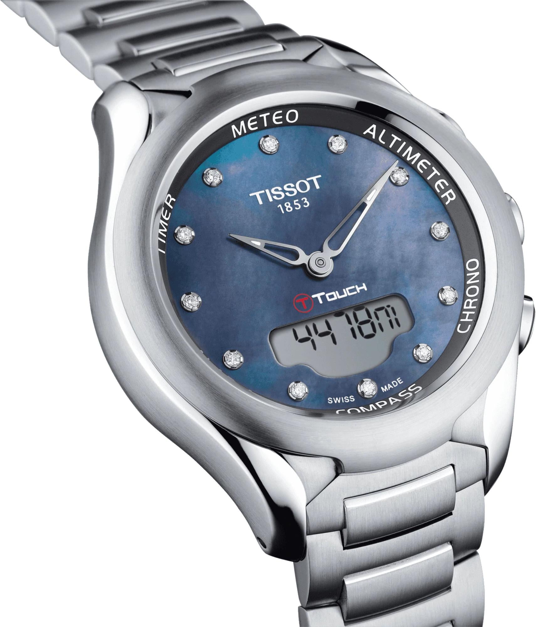 Tissot T-Touch Lady Solar Diamonds Damenuhr - T075.220.11.106.01
