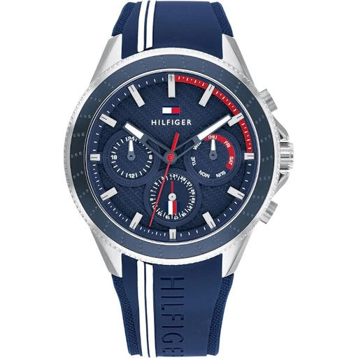 Tommy Hilfiger Aiden Day Date Blau Herrenuhr - 1791859