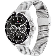 Tommy Hilfiger Jordan Chronograph Silbrig / Schwarz Herrenuhr - 1792092