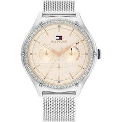 Tommy Hilfiger Lexi Day-Date Silbrig / Rosé Damenuhr - 1782654