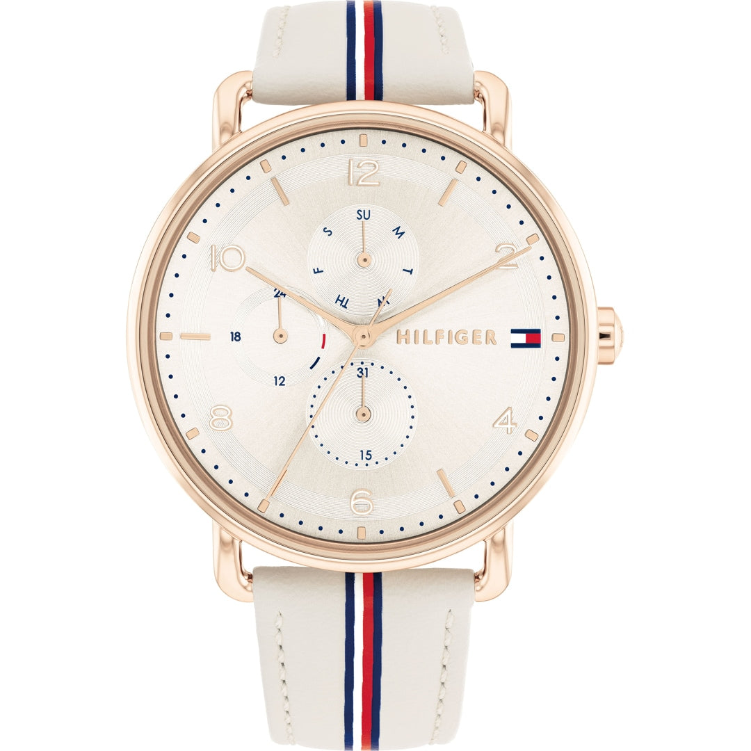 Tommy Hilfiger Lily Day-Date Beige Damenuhr - 1782659