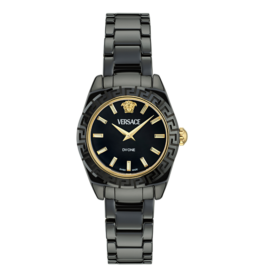Versace DV One Mini 28 mm Damenuhr - Eleganz in Schwarz - VE9F00124