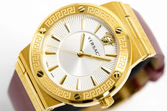 Versace Greca Logo Damenuhr Rot/Gold 38 mm - VEVH00420 3