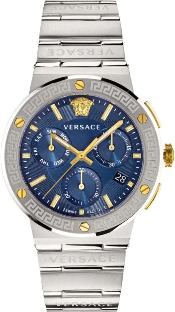 Versace Greca Logo Quarzwerk Herren-Armbanduhr - VEZ900221