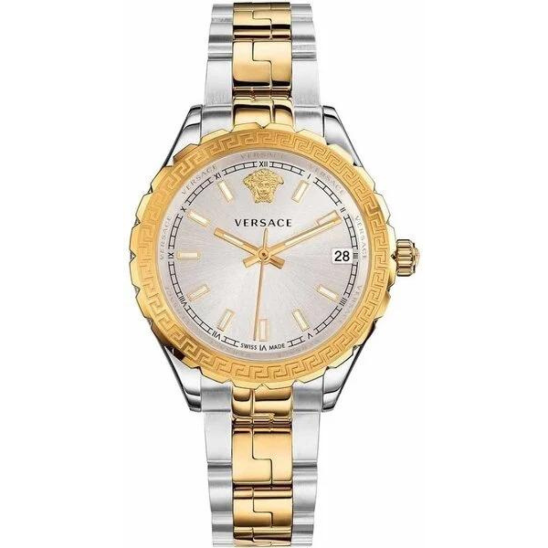 Versace Hellenium Damenuhr Bicolor, 35 mm - V12030015