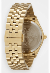 Versace Hellenyium Quarz Herrenuhr mit silbernem Zifferblatt - VEVK00720