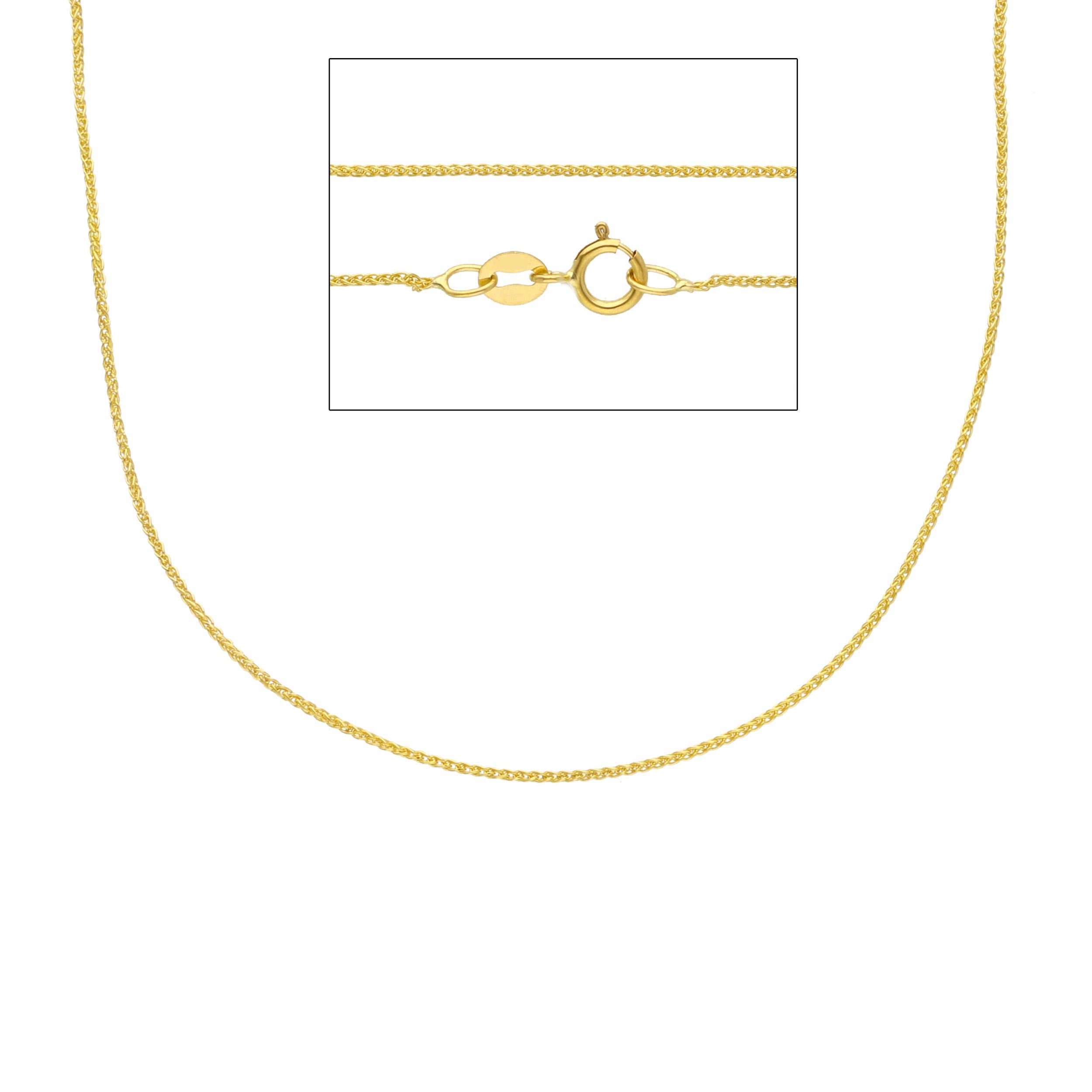 Zopfkette Collier in 18 Karat Gelbgold - MSA020GG45