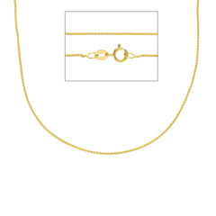 Zopfkette Collier in 18 Karat Gelbgold - MSA020GG45