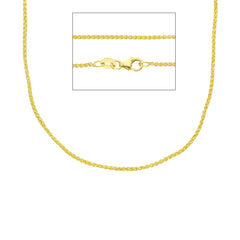Zopfkette Collier in 18 Karat Gelbgold - MSA030GG45