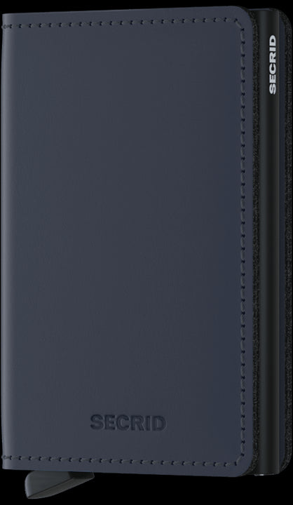 Secrid Slimwallet Matte Night Blue mit Gravur - SM-Night Blue