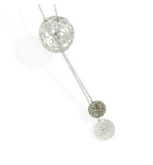 Collier, Silber 925 rhodiniert