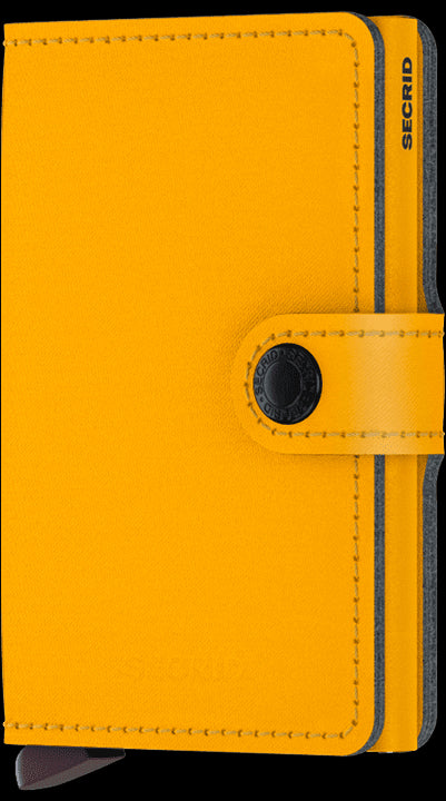 Secrid Miniwallet YARD POWDER OCHRE mit Gravur - MYp-Ochre