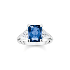 Thomas Sabo RING BLUE STONE - TR2362-166-1