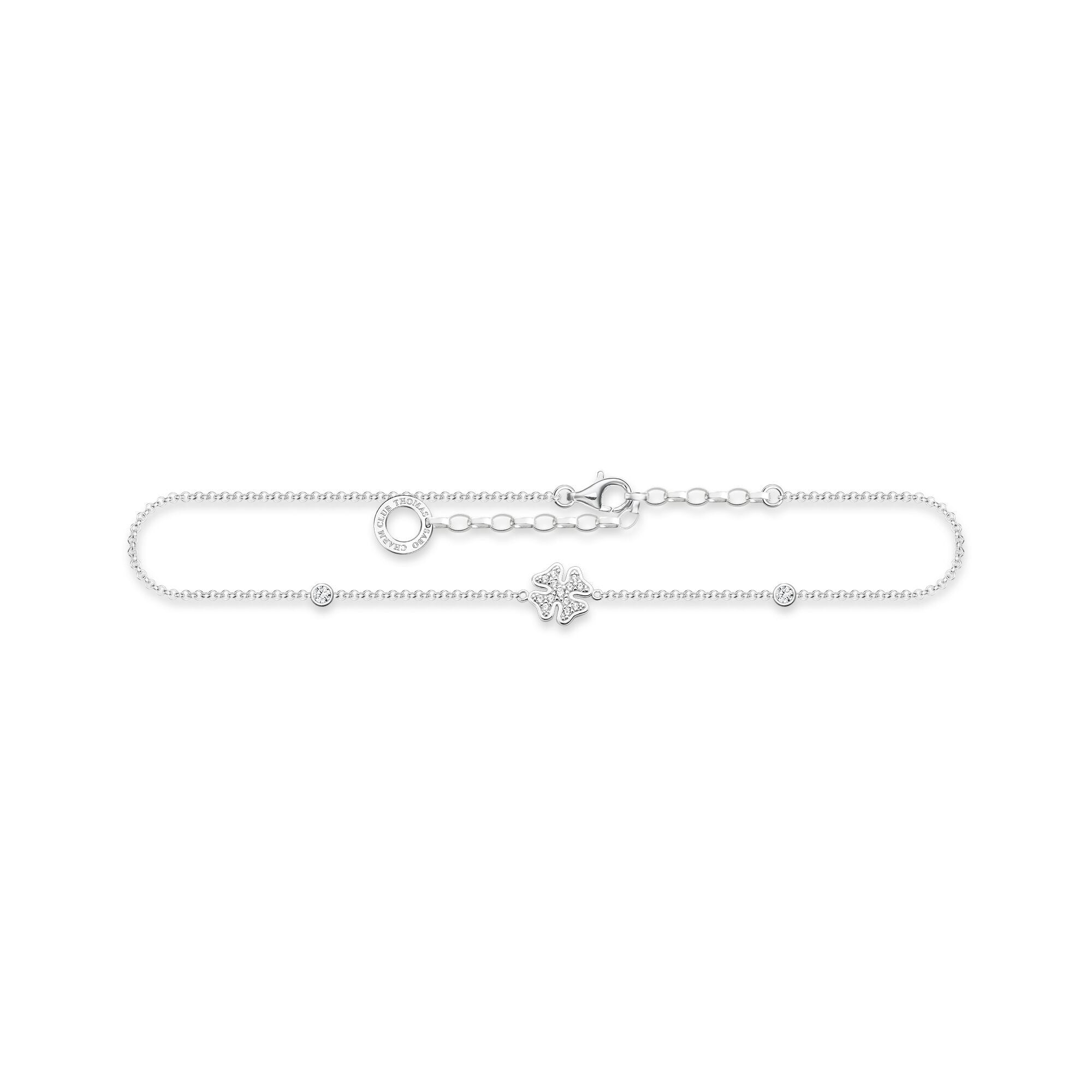 Thomas Sabo FUSSKETTE KLEEBLATT - AK0023-051-14