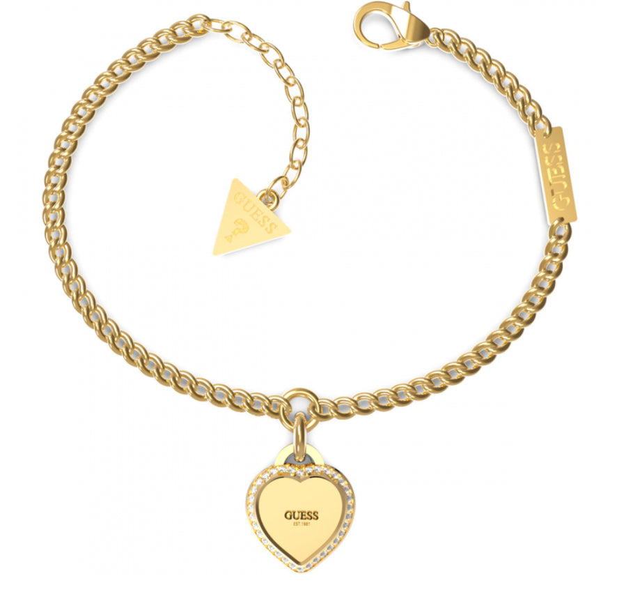 Guess Heart Armband - JUBB01422JWYGS