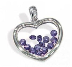 Herz Anhänger Februar