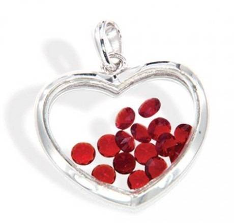 Herz Anhänger Januar