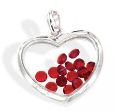 Herz Anhänger Januar