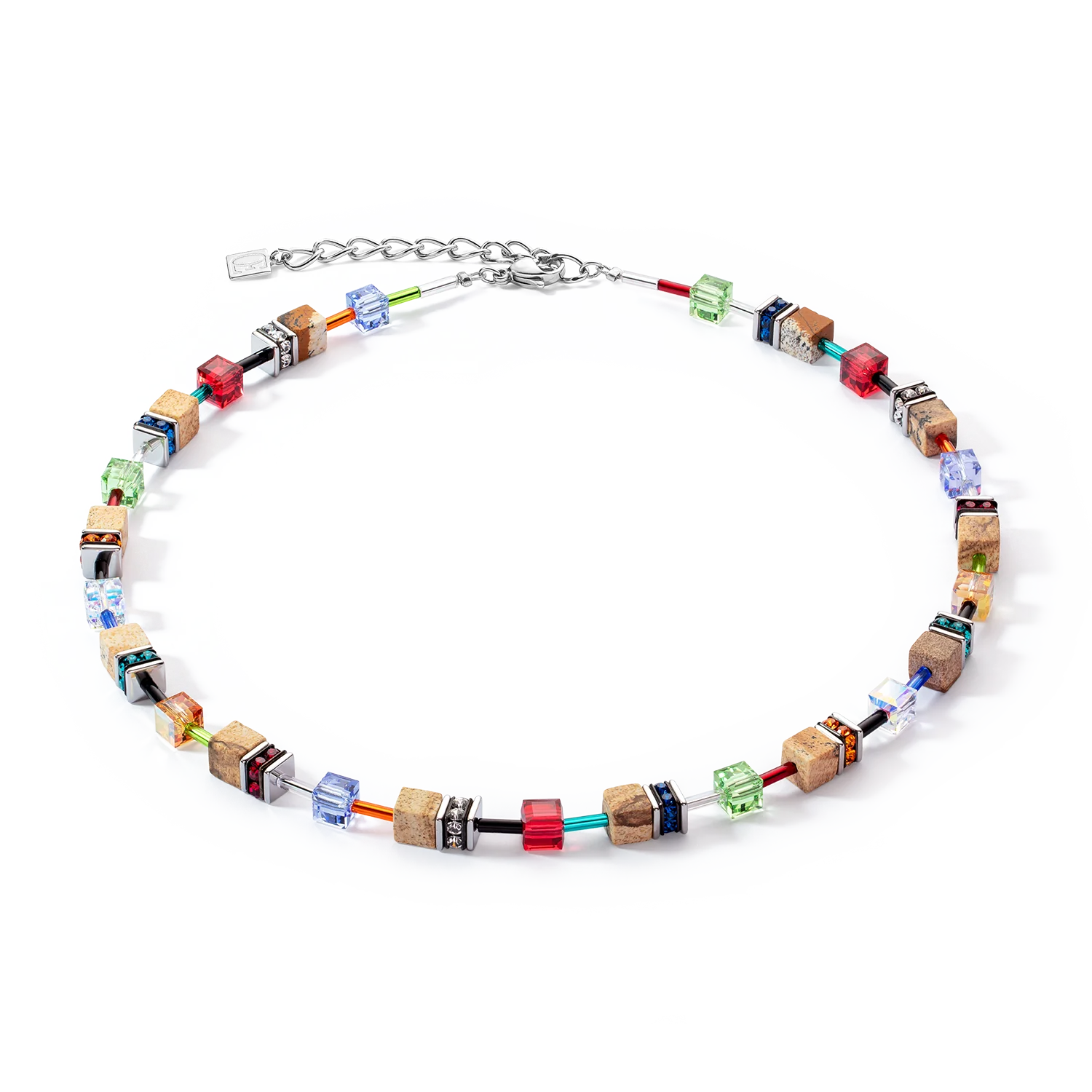 Coeur De Lion Damen Halskette Multicolor Braun - 3018/10-1511