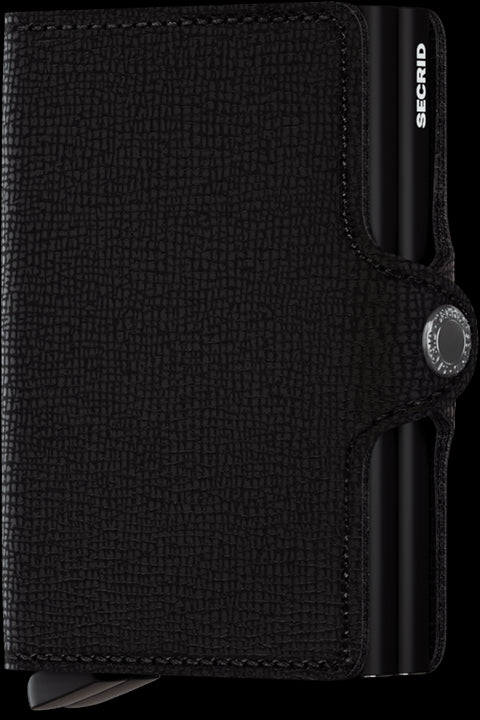 Secrid Twinwallet Crisple Black mit Gravur - TC-Black