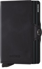 Secrid Twinwallet Vintage Black mit Gravur - TV-Black