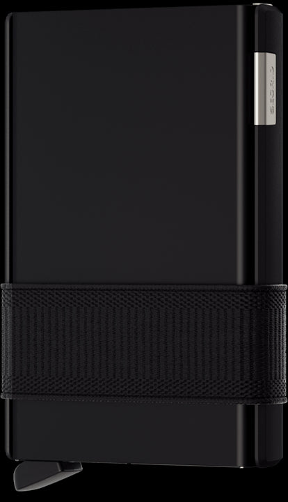 CARDSLIDE BLACK-BLACK MIT-OHNE GRAVUR