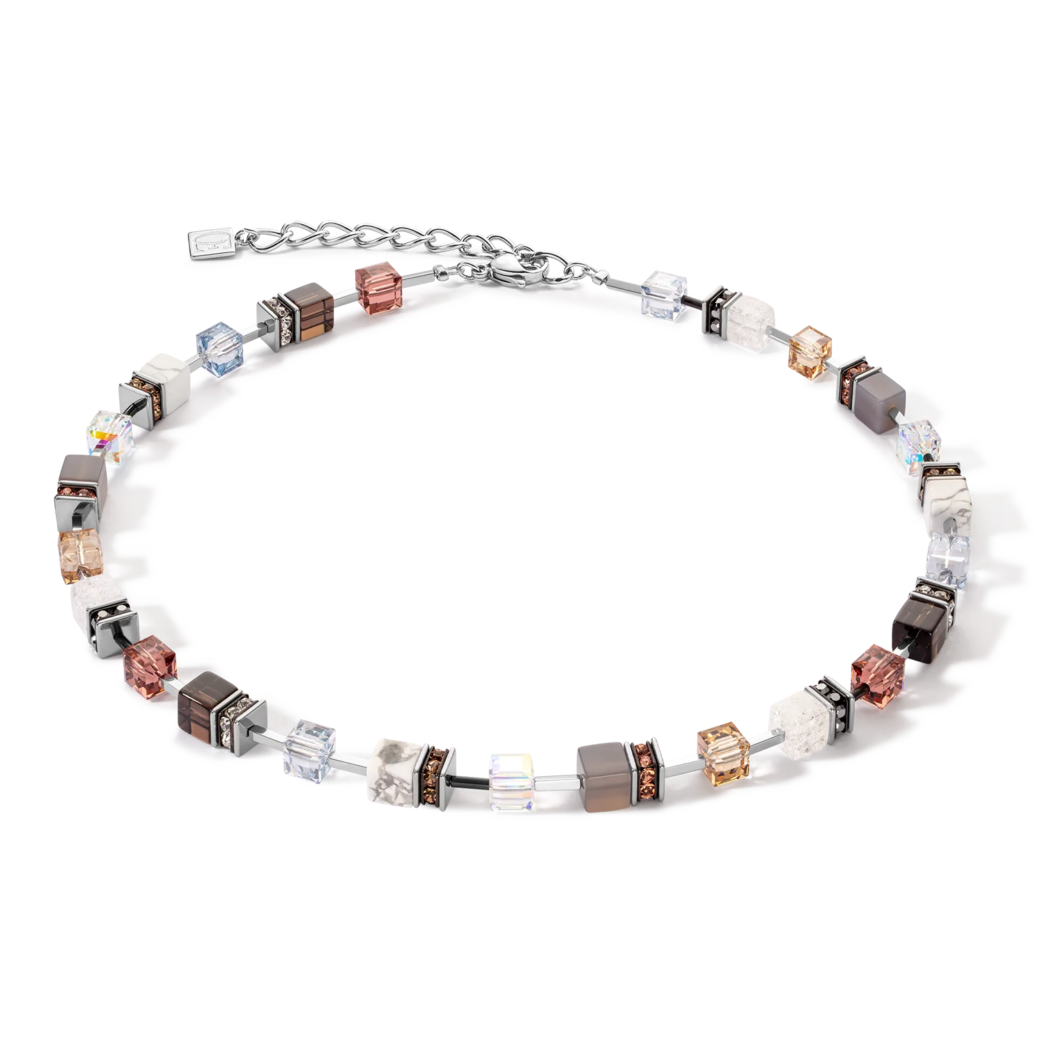 Coeur De Lion Damen Halskette Cognac-Beige - 4505/10-1130