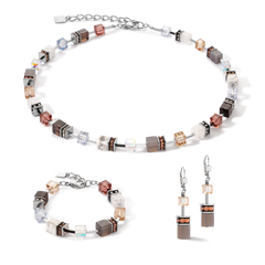 Coeur De Lion Damen Halskette Cognac-Beige - 4505/10-1130