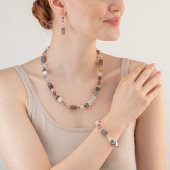 Coeur De Lion Damen Halskette Cognac-Beige - 4505/10-1130