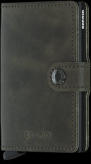 Secrid Miniwallet VINTAGE OLIVE-BLACK mit Gravur - MV-Olive-Black