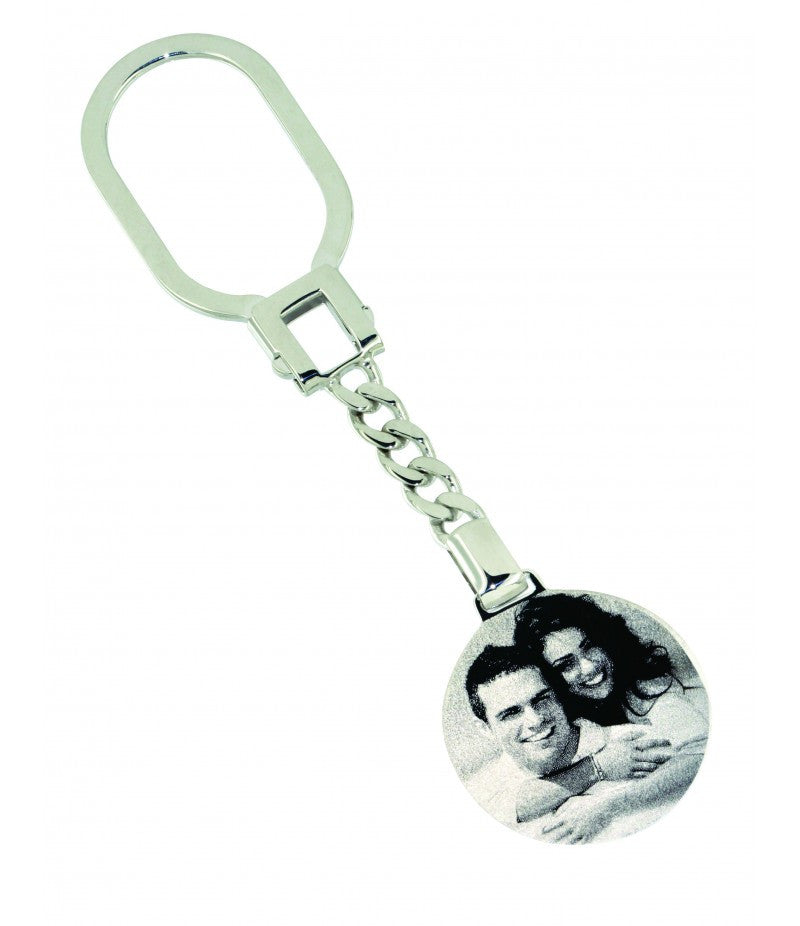 Schlüsselanhänger Silber mit Gravur