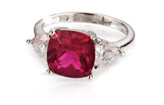 Damen Silberring 925 rhodiniert mit Zirkonia-Steine - SR-64