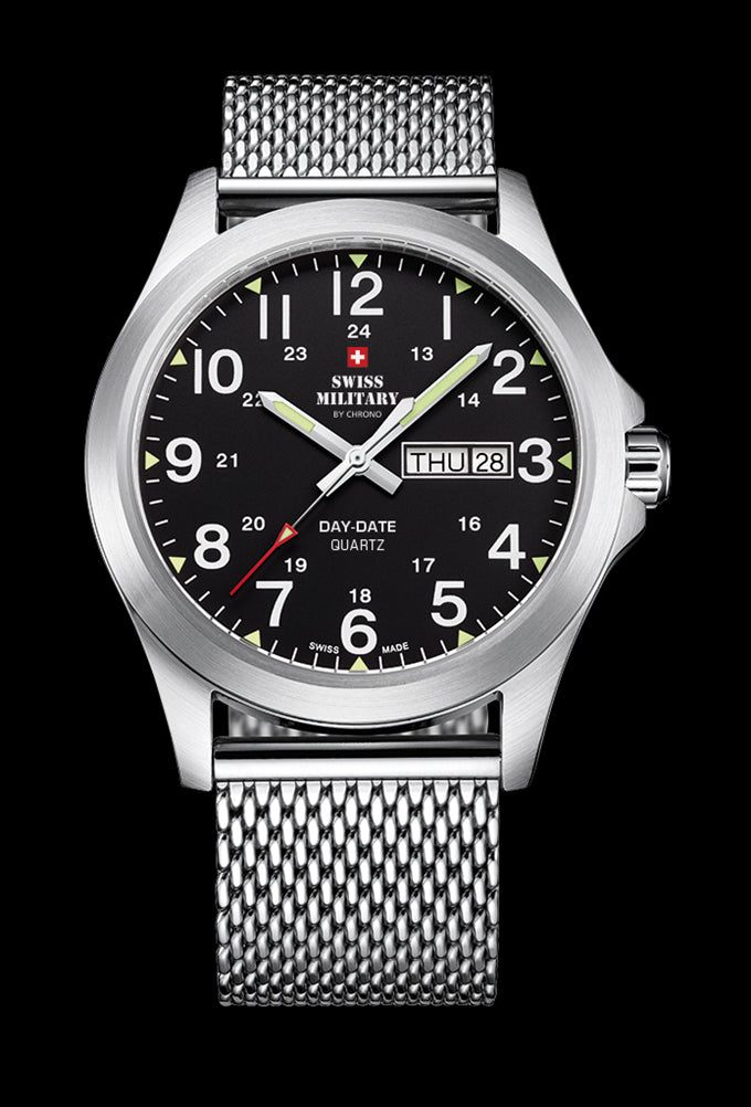 Swiss Military Herrenuhr 42mm 5ATM - SMP36040.13