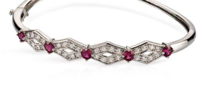 Armreif Silber 925 rhodiniert