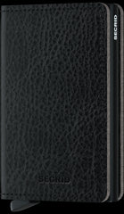 Secrid Slimwallet Veg Black-Black mit Gravur - SVg-Black-Black